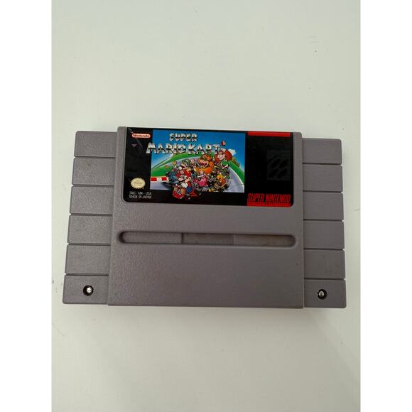 Super Mario Kart | SNES Cartridge | Tested + Works | Classic Racing Fun - Picture 1 of 2